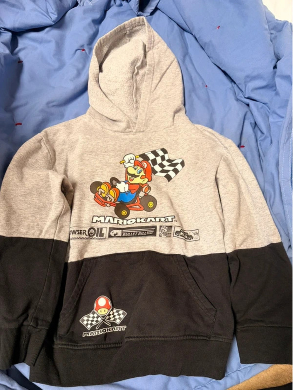 Mario kart hoodie sweater boys